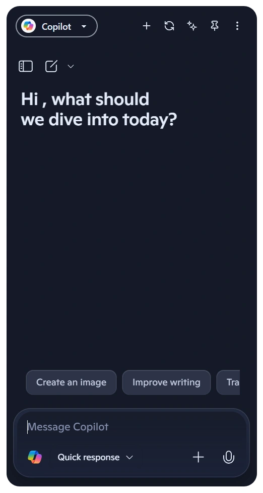 AI Copilot Assistant Sidebar